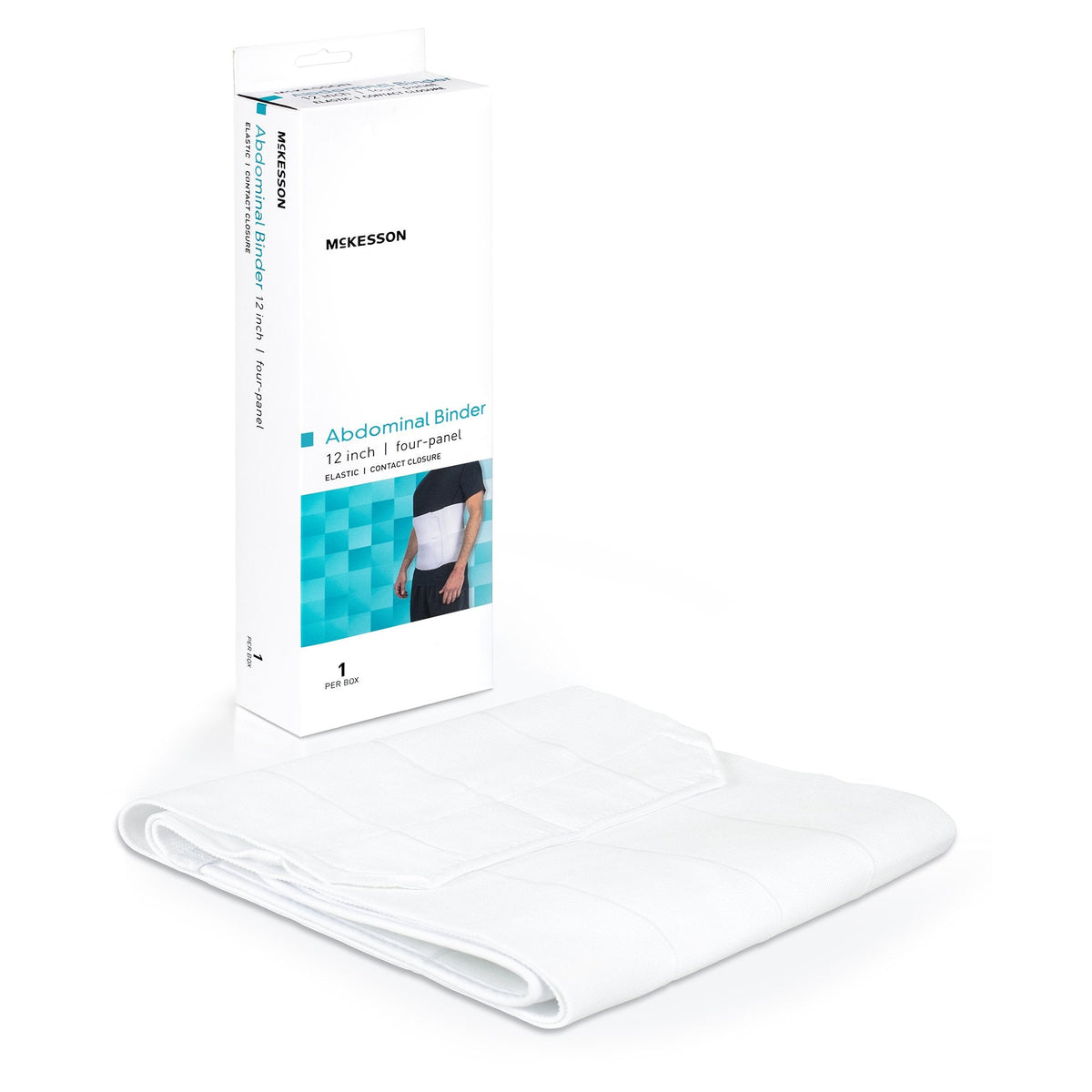 McKesson 4-Panel Abdominal Binder with Hook and Loop Contact Closure for Adults - American Hospital Supply