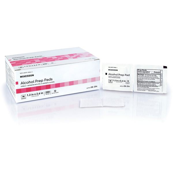 McKesson Alcohol Prep Pad Wipe - American Hospital Supply