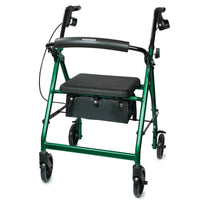 Load image into Gallery viewer, McKesson Aluminum 4-Wheel Folding Rollator - Multiple Colors - American Hospital Supply
