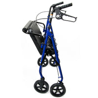 Load image into Gallery viewer, McKesson Bariatric Folding Steel 4-Wheel Rollator - American Hospital Supply
