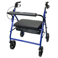 Load image into Gallery viewer, McKesson Bariatric Folding Steel 4-Wheel Rollator - American Hospital Supply
