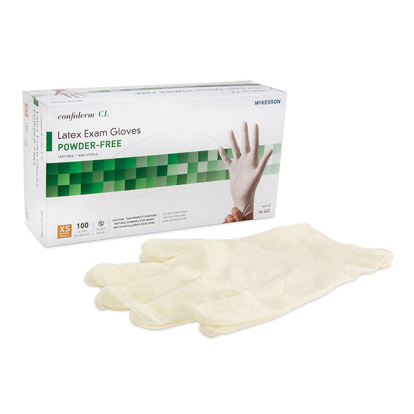 McKesson Confiderm Latex Exam Gloves - American Hospital Supply