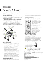 Load image into Gallery viewer, McKesson Folding Steel 4-Wheel Rollator, Blue - American Hospital Supply
