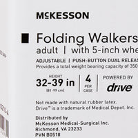 Load image into Gallery viewer, McKesson Folding Walker, Adjustable Height - American Hospital Supply

