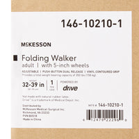 Load image into Gallery viewer, McKesson Folding Walker Aluminum - American Hospital Supply
