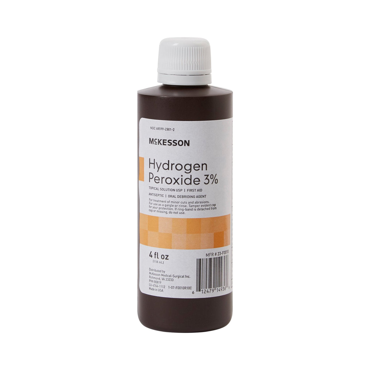 McKesson Hydrogen Peroxide Antiseptic, Multiple Sizes - American Hospital Supply