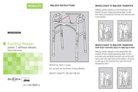 Load image into Gallery viewer, McKesson Junior Aluminum Folding Walker, 25 – 32 Inch Height - American Hospital Supply
