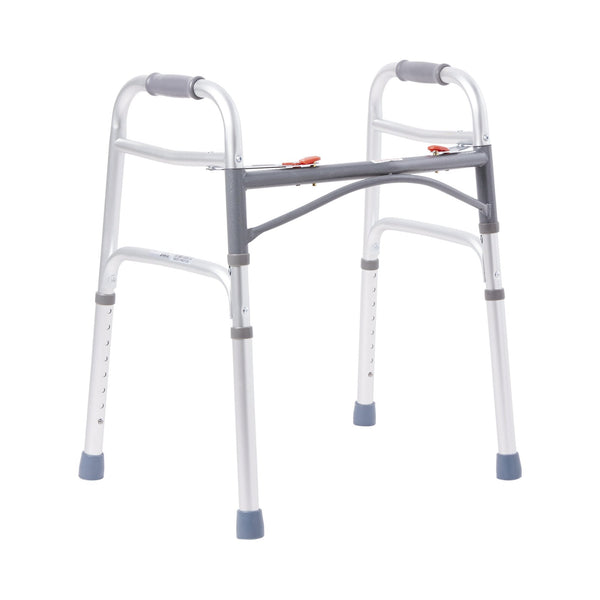 McKesson Junior Aluminum Folding Walker, 25 – 32 Inch Height - American Hospital Supply