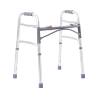 Load image into Gallery viewer, McKesson Junior Aluminum Folding Walker, 25 – 32 Inch Height - American Hospital Supply
