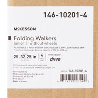 Load image into Gallery viewer, McKesson Junior Aluminum Folding Walker, 25 – 32 Inch Height - American Hospital Supply

