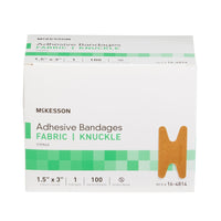 Load image into Gallery viewer, McKesson Knuckle Tan Adhesive Strip, 1-1/2 x 3 Inch - American Hospital Supply
