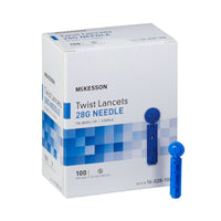 Load image into Gallery viewer, McKesson Lancet, 28 Gauge Non-Safety Twist Off Cap Finger - American Hospital Supply

