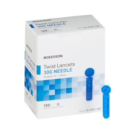 McKesson Lancet, 30 Gauge Non-Safety Twist Off Cap Finger - American Hospital Supply