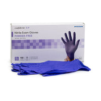 Load image into Gallery viewer, McKesson Nitrile Gloves, Blue, Box of 100 (S, M, L, XL) - American Hospital Supply
