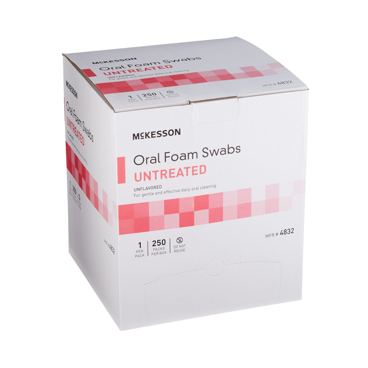 McKesson Oral Swabstick, Foam Tip, Untreated - American Hospital Supply