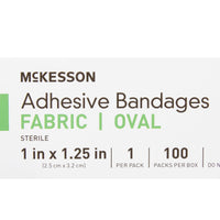 Load image into Gallery viewer, McKesson Oval Tan Adhesive Strip, 1 x 1-1/4 Inch - American Hospital Supply
