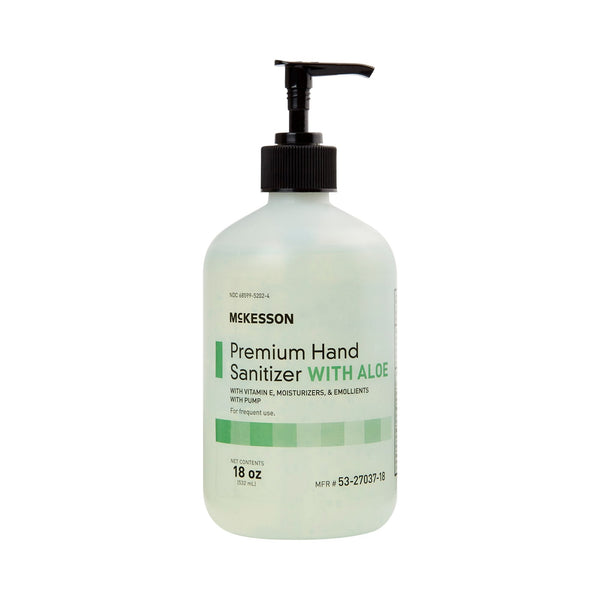McKesson Premium Hand Sanitizer with Aloe - Gel Pump Bottle - American Hospital Supply