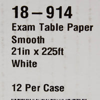 Load image into Gallery viewer, McKesson Smooth Exam Table Paper, Multiple Sizes, White, 12 EA/CS - American Hospital Supply

