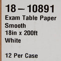 Load image into Gallery viewer, McKesson Smooth Exam Table Paper, Multiple Sizes, White, 12 EA/CS - American Hospital Supply
