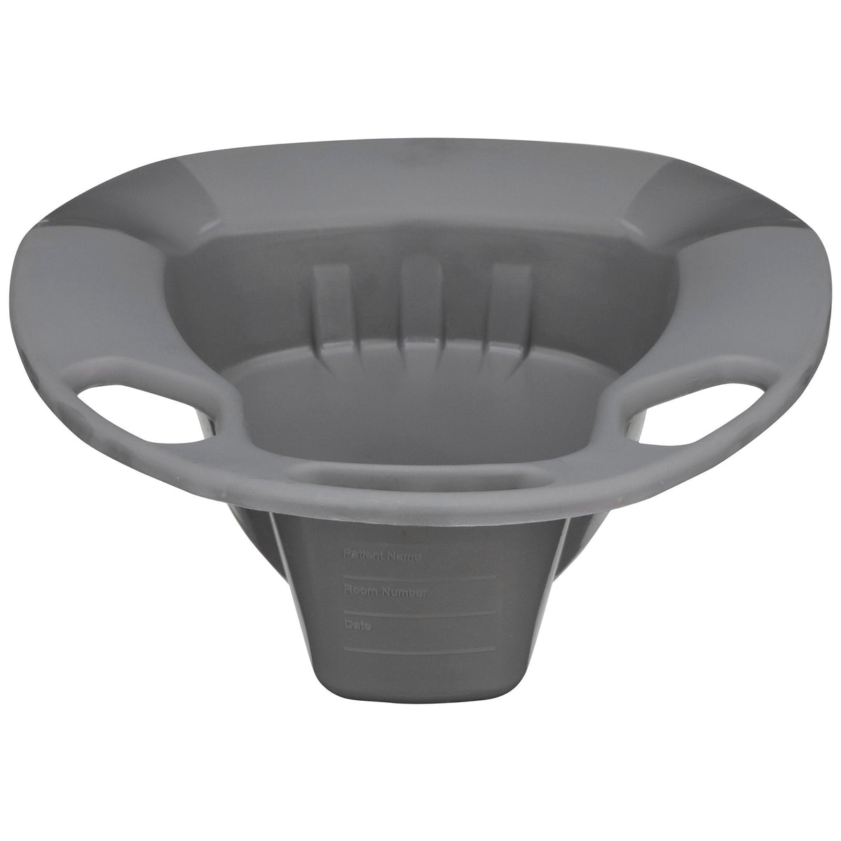 McKesson Stackable Bedpan, Non-Stick Plastic, Latex-Free, Graphite - American Hospital Supply