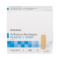 Load image into Gallery viewer, McKesson Tan Adhesive Strip, 1 x 3 Inch - American Hospital Supply
