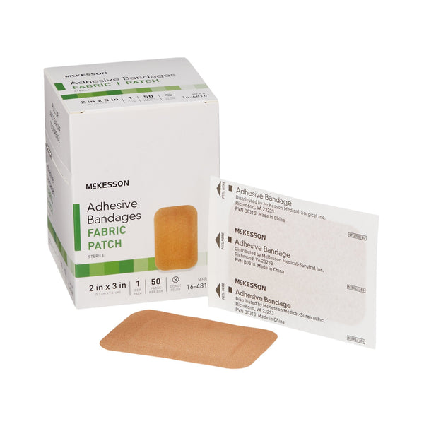 McKesson Tan Adhesive Strip, 2 x 3 Inch - American Hospital Supply