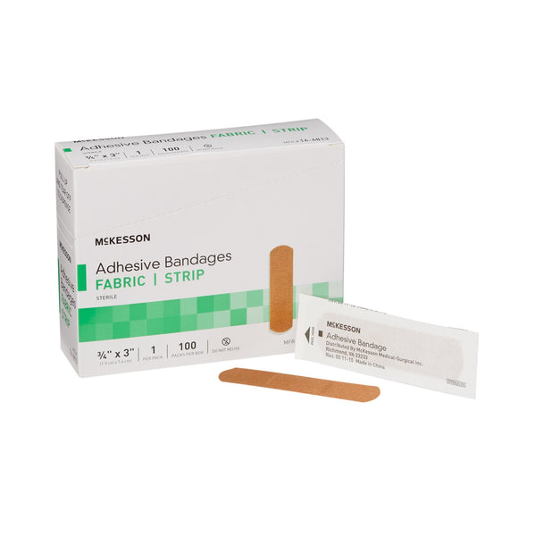 McKesson Tan Adhesive Strip, 3/4 x 3 Inch - American Hospital Supply
