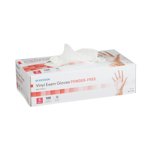 McKesson Vinyl Exam Glove - Clear, All Sizes - American Hospital Supply