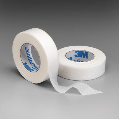 Micropore Surgical Tape White 1 X 10 Yards , Box of 12 - American Hospital Supply