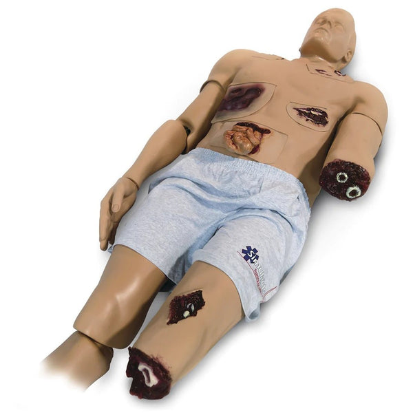 Nasco Healthcare Trauma Randy Flash Moulage Overlay - American Hospital Supply