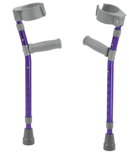 Pediatric Forearm Crutches(pr) Knight Blue 4'4 -5'5 Ht - American Hospital Supply
