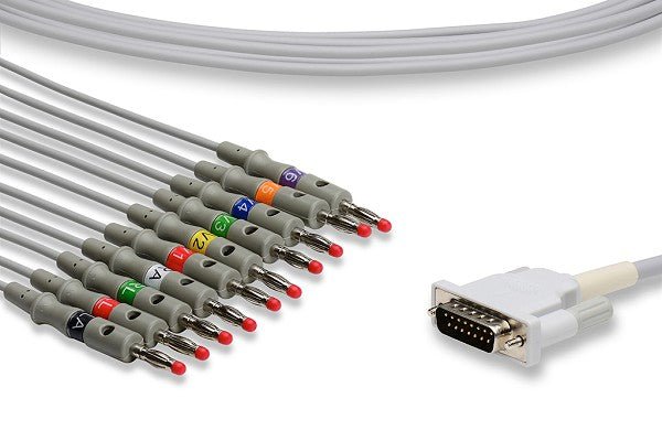 Philips Compatible Direct-Connect EKG Cable OEM Part Number: M2461A - American Hospital Supply