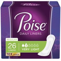 Load image into Gallery viewer, Poise Bladder Control Pads, Light Absorbency, Regular Length, 7.5&quot;, Adult, Female, Disposable - American Hospital Supply
