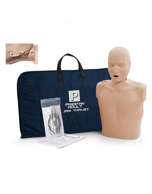PRESTAN Adult Jaw Thrust Manikin, Medium Skin, with CPR Feedback Monitor - American Hospital Supply