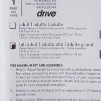 Load image into Gallery viewer, Under Arm Crutches, Push Pin Adjustable, Adult, Multiple Sizes - American Hospital Supply
