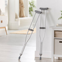 Load image into Gallery viewer, Under Arm Crutches, Push Pin Adjustable, Adult, Multiple Sizes - American Hospital Supply
