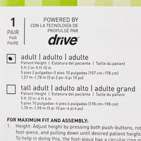 Load image into Gallery viewer, Under Arm Crutches, Push Pin Adjustable, Adult, Multiple Sizes - American Hospital Supply
