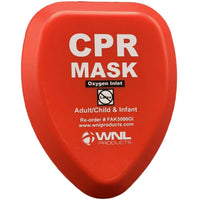 Load image into Gallery viewer, WNL Products CPR Masks for Adults and Infants | Hard Red Case - American Hospital Supply

