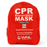 Load image into Gallery viewer, WNL Products CPR Masks for Adults and Infants | Soft Red Case - American Hospital Supply
