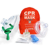 Load image into Gallery viewer, WNL Products CPR Masks for Adults and Infants | Soft Red Case - American Hospital Supply
